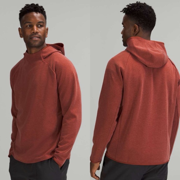 lululemon athletica Other - Lululemon Men’s GridLiner Fleece Hoodie Heathered Date Brown Size Large